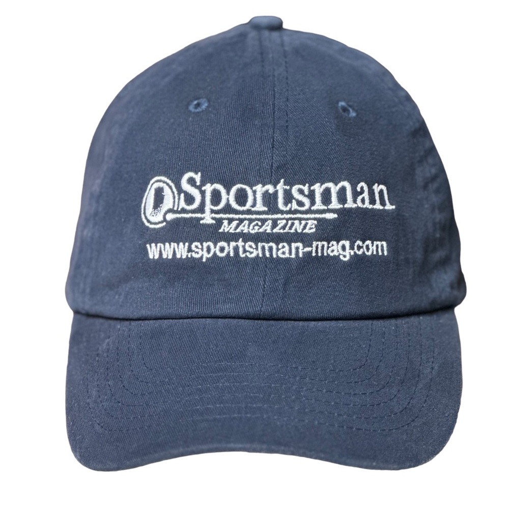 Sportsman Magazine Embroidered Baseball Cap in Navy Men’s OS